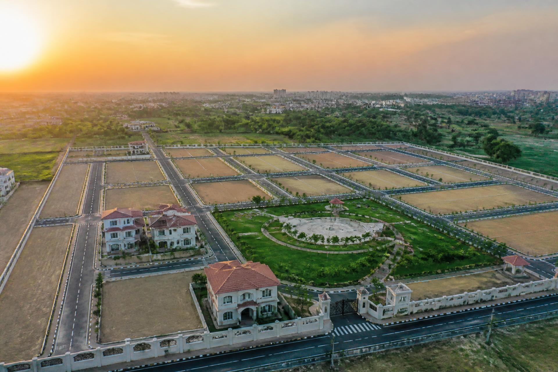 Eden Garden aerial view